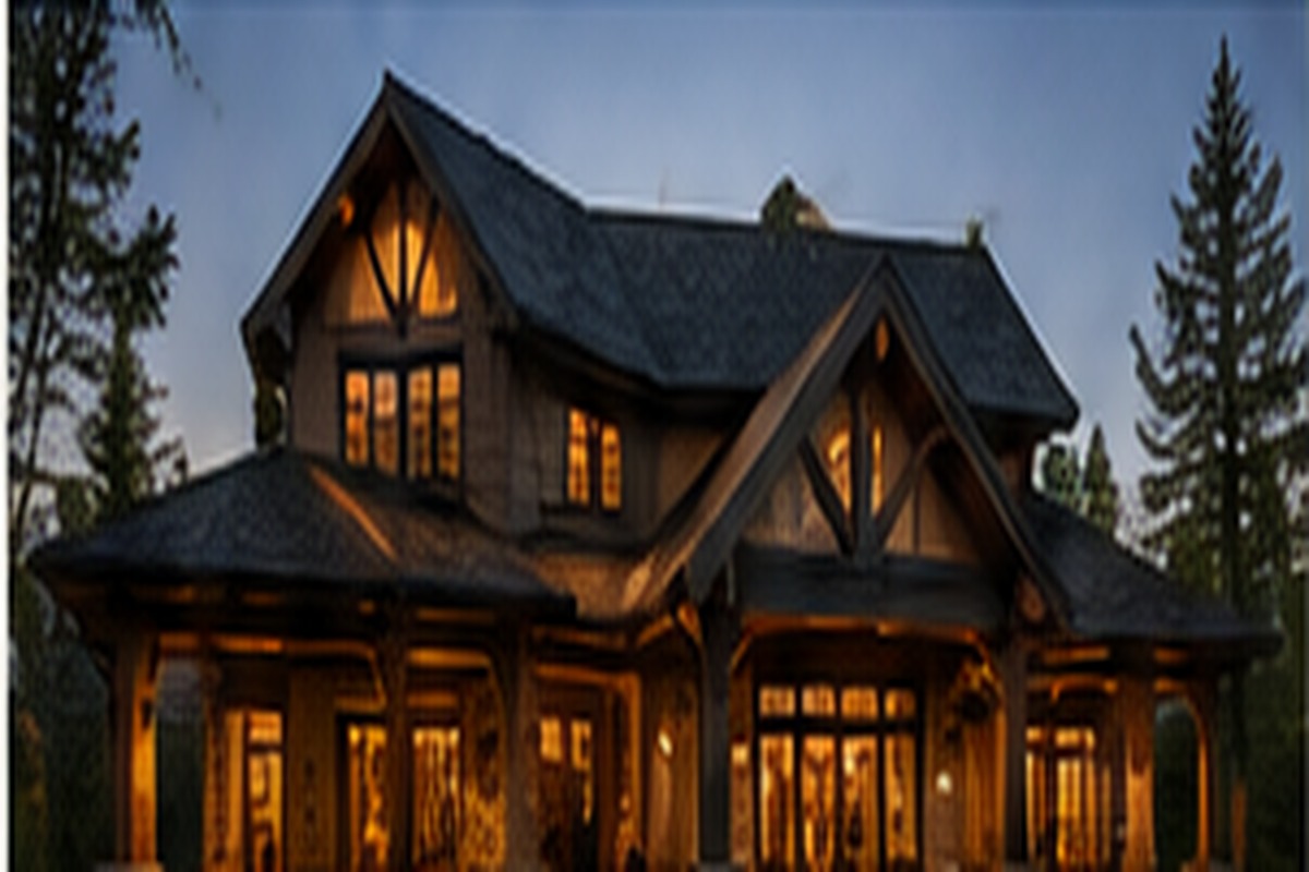Custom home exterior